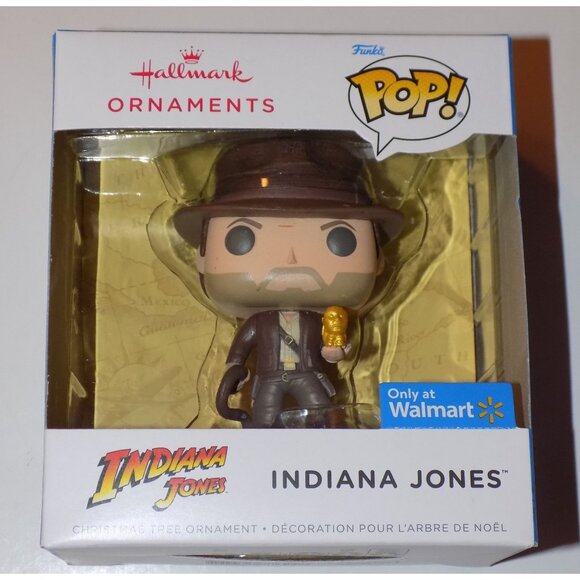 NEW Funko Pop Hallmark 2022 Christmas Ornament Indiana Jones Walmart Exclusive! - Picture 1 of 6